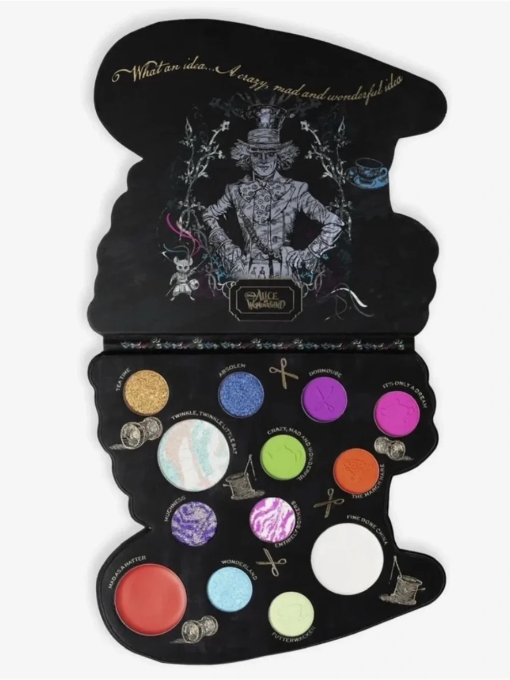 Revolution Alice in Wonderland Mad Hatter Eyeshadow Palette - Multicolor